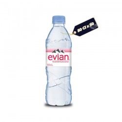EAU MINERALE EVIAN - PALETTE DE 30 BOUTEILLES - 50 CL :