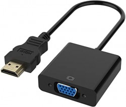 Adaptateur VGA vers HDMI Convertisseur Télévision Ecran Rétroprojecteur Cable 1080p